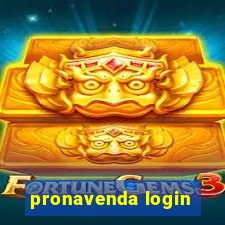 pronavenda login